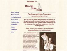 Tablet Screenshot of broomshop.com